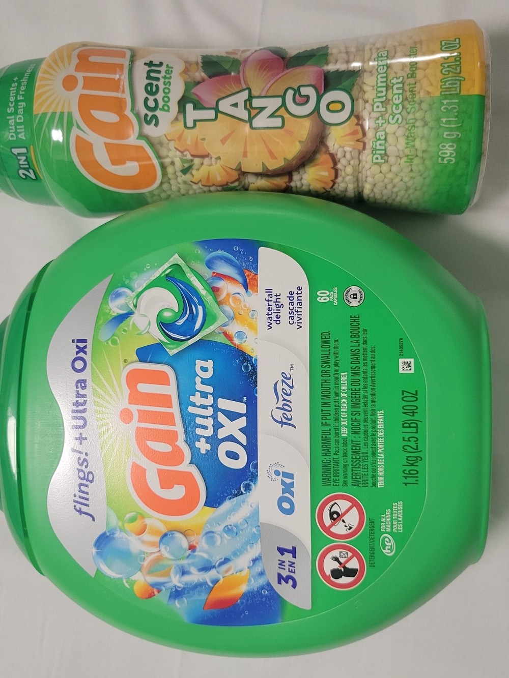 Ultra Oxi Laundry Detergent + Scent Booster - Green
